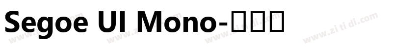 Segoe UI Mono字体转换